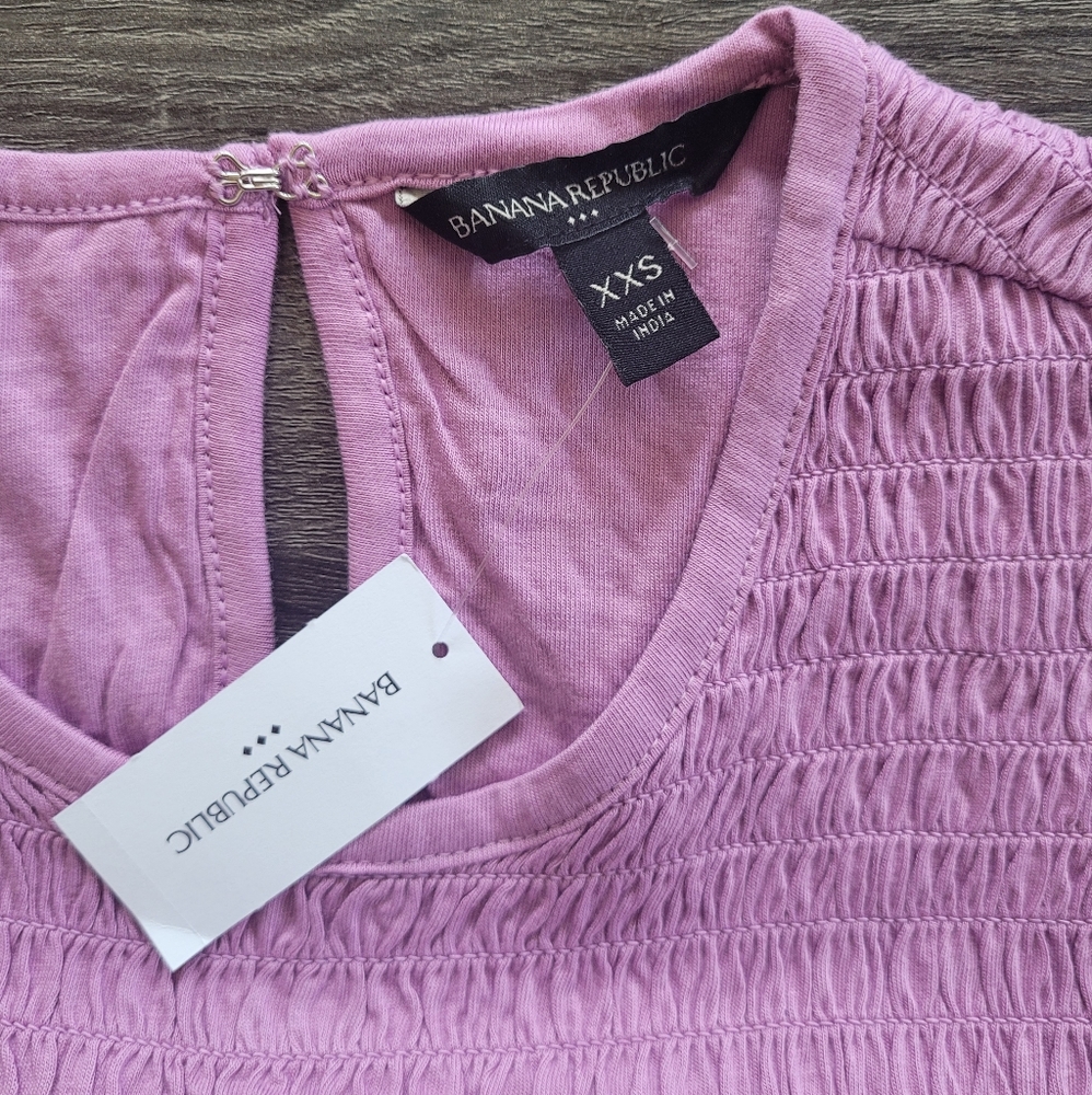 NWT Banana Republic Ruffle Top - Picture 2 of 4